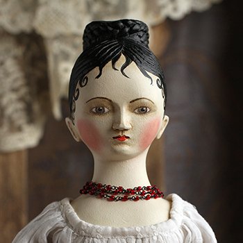 Кукла из дерева в стиле Grodner Tal Doll
