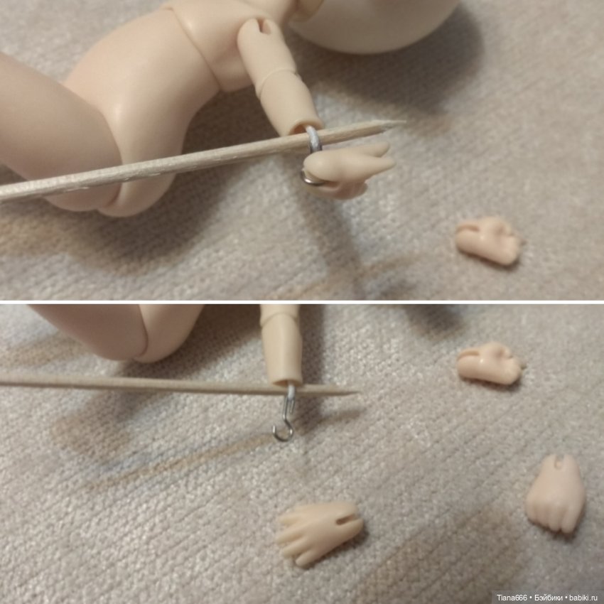 Куколке Penny’s Box примеряем парик и жестовые ручки | Бэйбики Куколке Penny’s Box примеряем парик и жестовые ручки (фото 5)