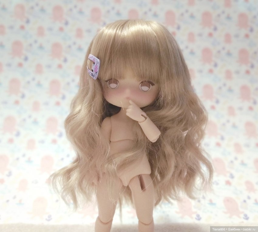 Куколке Penny’s Box примеряем парик и жестовые ручки | Бэйбики Куколке Penny’s Box примеряем парик и жестовые ручки (фото 7)