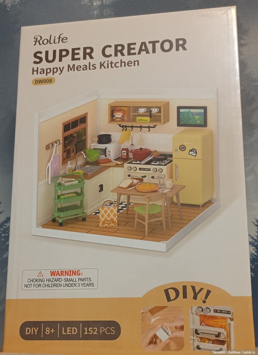 Обзор набора Rolife Kitchen DW008 (фото 2)