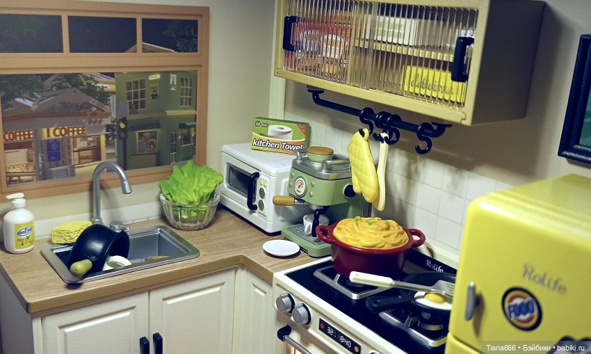 Обзор набора Rolife Kitchen DW008