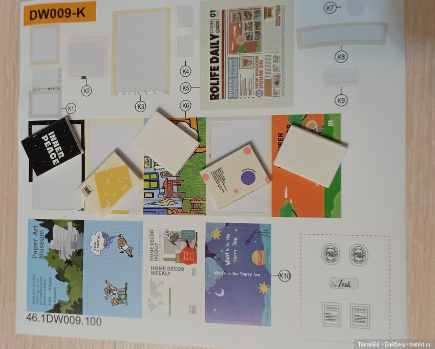 Обзор набора Rolife Bedroom DW009