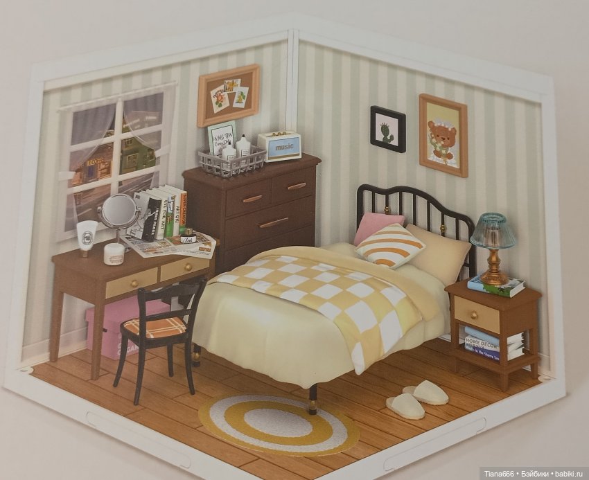 Обзор набора Rolife Bedroom DW009