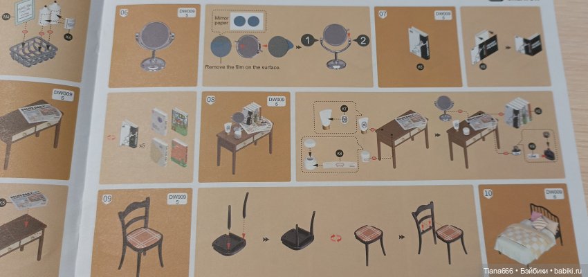 Обзор набора Rolife Bedroom DW009 (фото 6)