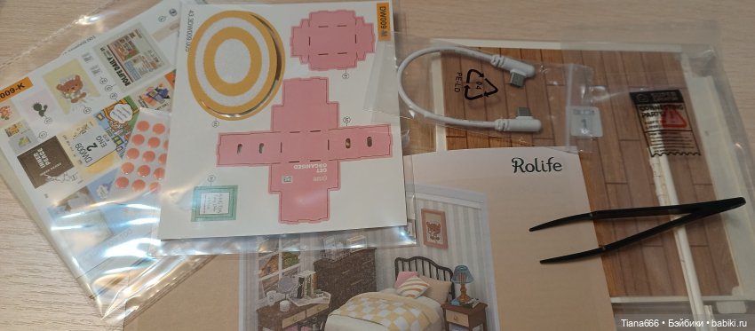 Обзор набора Rolife Bedroom DW009 (фото 4)