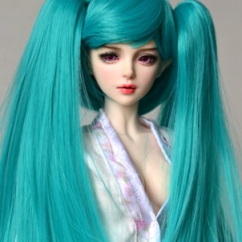 Дева от Ni Meng: парик Хацунэ Мику