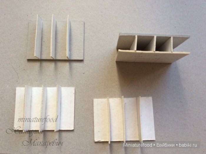 Создание барного шкафа для кукольной миниатюры