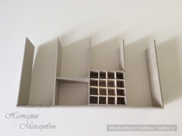 Создание барного шкафа для кукольной миниатюры