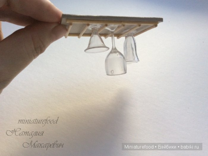 Создание барного шкафа для кукольной миниатюры (фото 8)