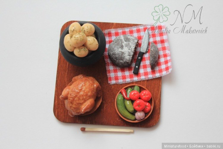 Еда для кукол, миниатюра — Кукольная миниатюра своими руками: еда