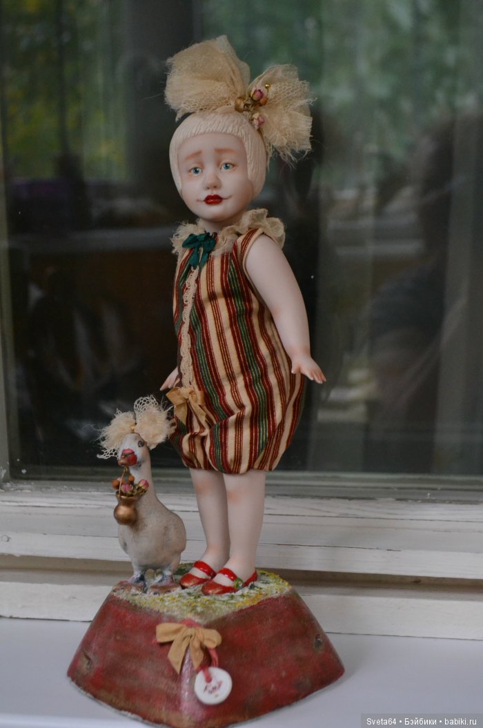 Авторская кукла из фарфора. Девочки (фото 7)