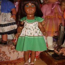 Легендарная кукла Мануэла Schildkröt с гардеробом