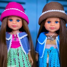 Светлая и тёмная Клео рапунцель: сравнение