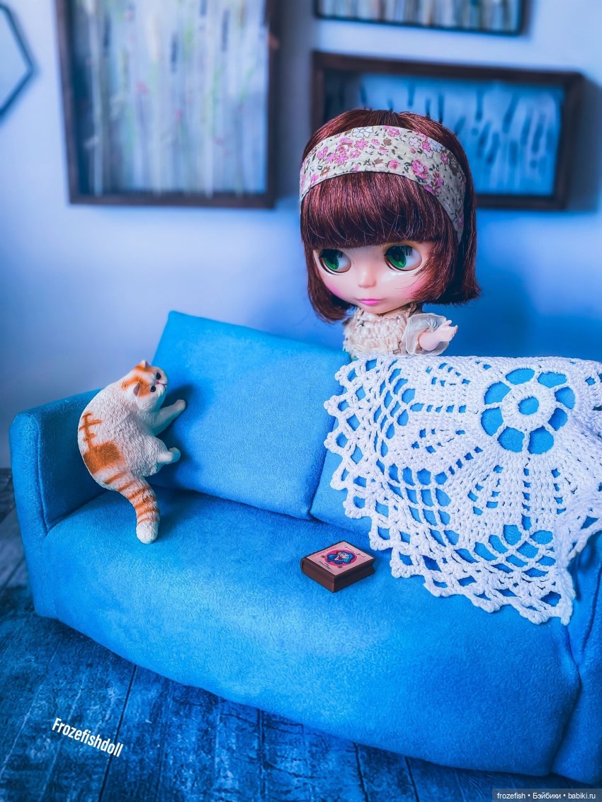 Джеки и её кот — Оригинальные куклы Blythe (Блайз): Takara (фото 3)