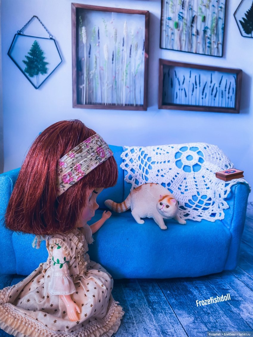 Джеки и её кот — Оригинальные куклы Blythe (Блайз): Takara (фото 6)