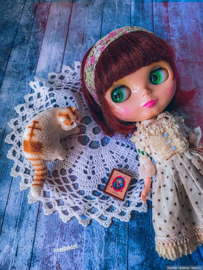 Джеки и её кот — Оригинальные куклы Blythe (Блайз): Takara