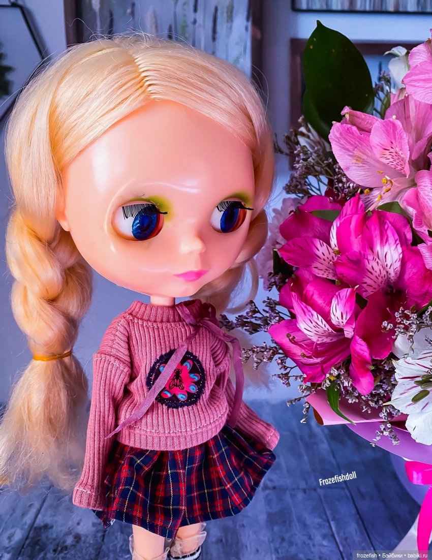 Голди в цветах — Оригинальные куклы Blythe (Блайз): Takara (фото 6)
