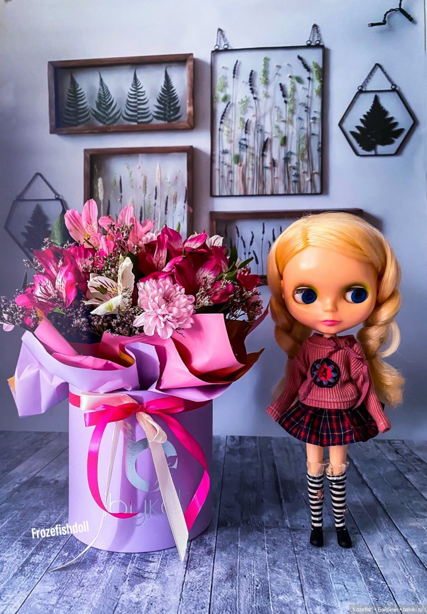 Голди в цветах — Оригинальные куклы Blythe (Блайз): Takara