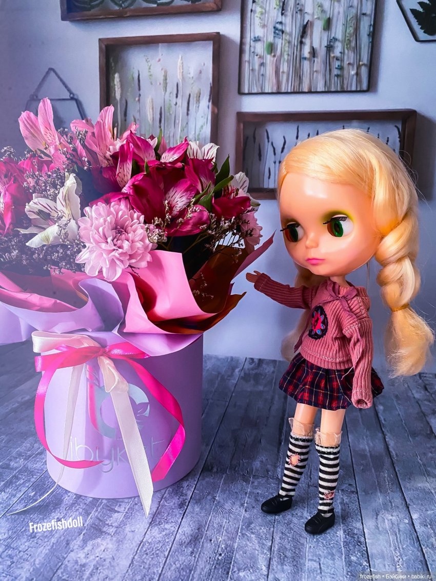Голди в цветах — Оригинальные куклы Blythe (Блайз): Takara (фото 5)