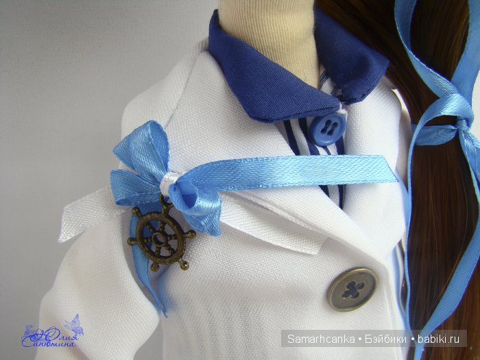 Текстильная кукла морячка Клара (фото 2)