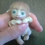 Подвижный гномик. Шарнирная кукла