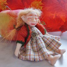 Лесная Соня. Шарнирная авторская кукла