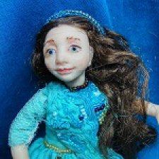 Наяда. Авторская шарнирная кукла