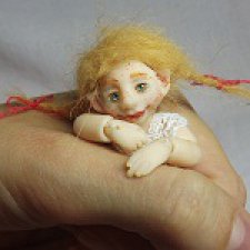 Смешная девчонка. Шарнирная кукла