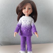 "Капельки", или интересный жаккард для Паолки