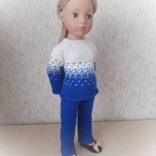 "Капельки", или интересный жаккард для Готц