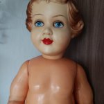 Кукла целлулоид Польша.