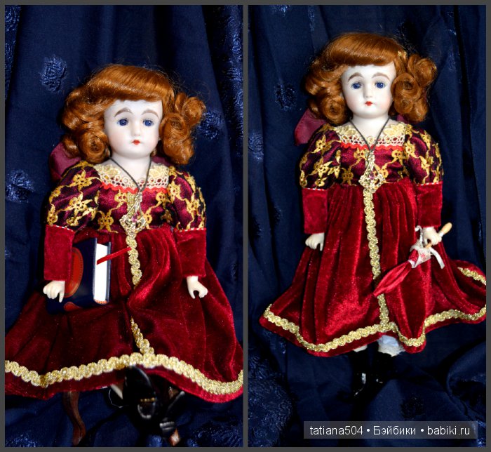 Маленькие немецкие фарфоровые куклы с мягконабивными телами (фото 4)