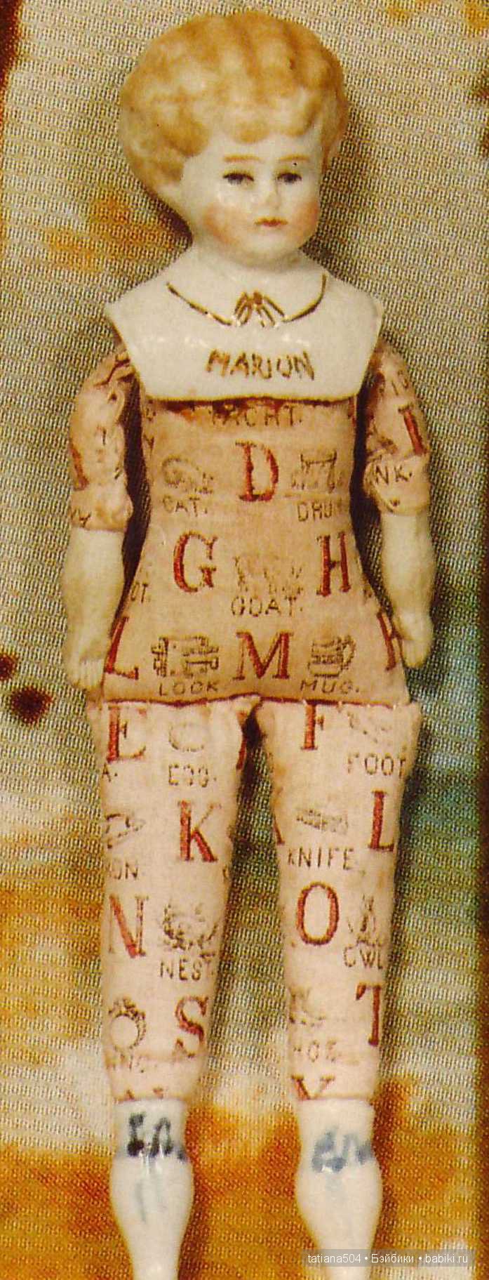 Маленькие немецкие фарфоровые куклы с мягконабивными телами