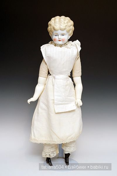 Маленькие немецкие фарфоровые куклы с мягконабивными телами (фото 6)