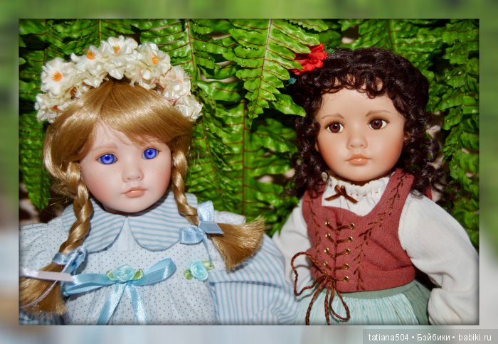 Нежное очарование Линды Мейсон, Linda Mason - Фарфоровые куклы, 2. Был дуэт - стал квартет