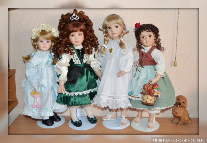 Нежное очарование Линды Мейсон, Linda Mason - Фарфоровые куклы, 2. Был дуэт - стал квартет