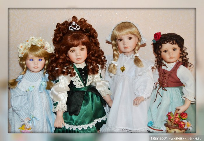 Нежное очарование Линды Мейсон, Linda Mason - Фарфоровые куклы, 2. Был дуэт - стал квартет