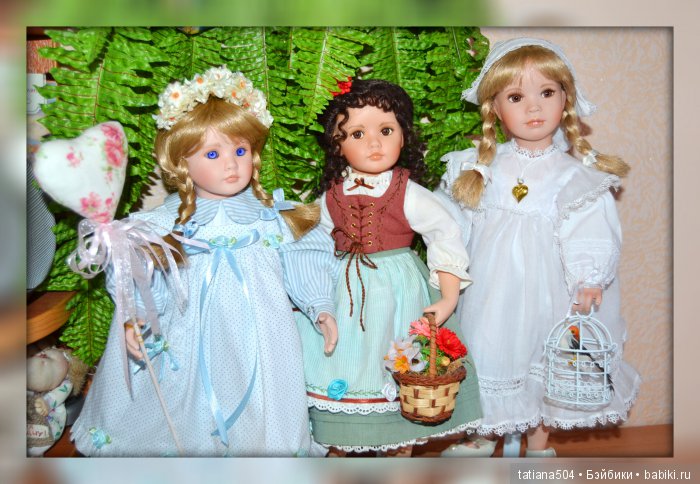Нежное очарование Линды Мейсон, Linda Mason - Фарфоровые куклы, 2. Был дуэт - стал квартет