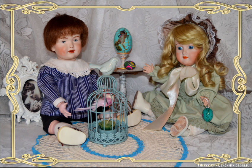 Пасхальная неделя — Редкие антикварные куклы и реплики: воск