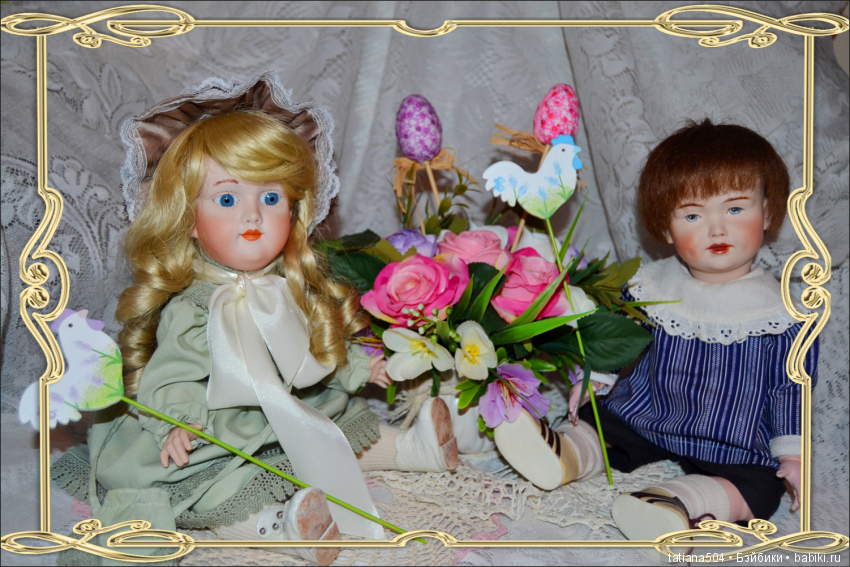 Пасхальная неделя — Редкие антикварные куклы и реплики: воск