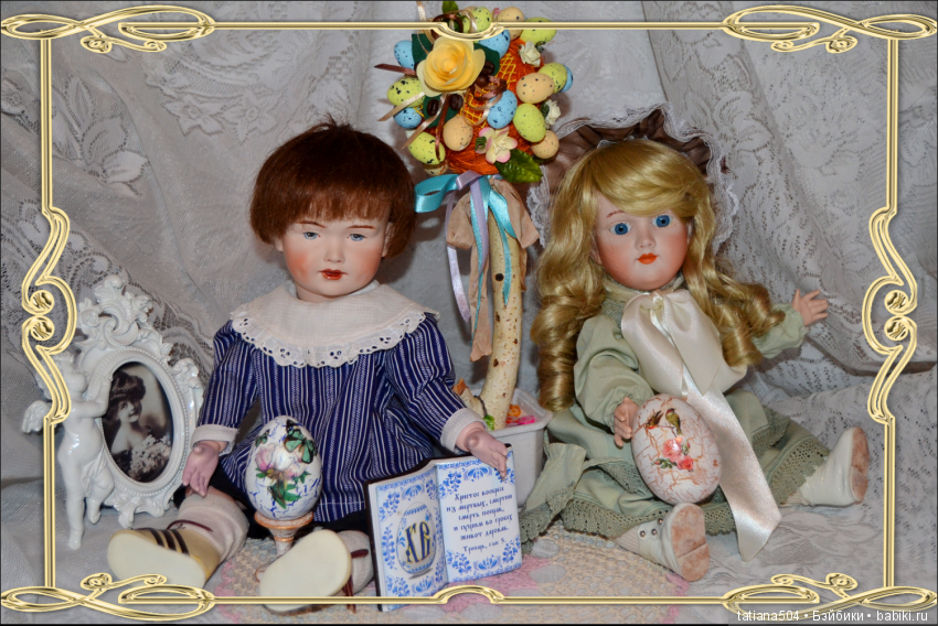 Пасхальная неделя — Редкие антикварные куклы и реплики: воск (фото 6)