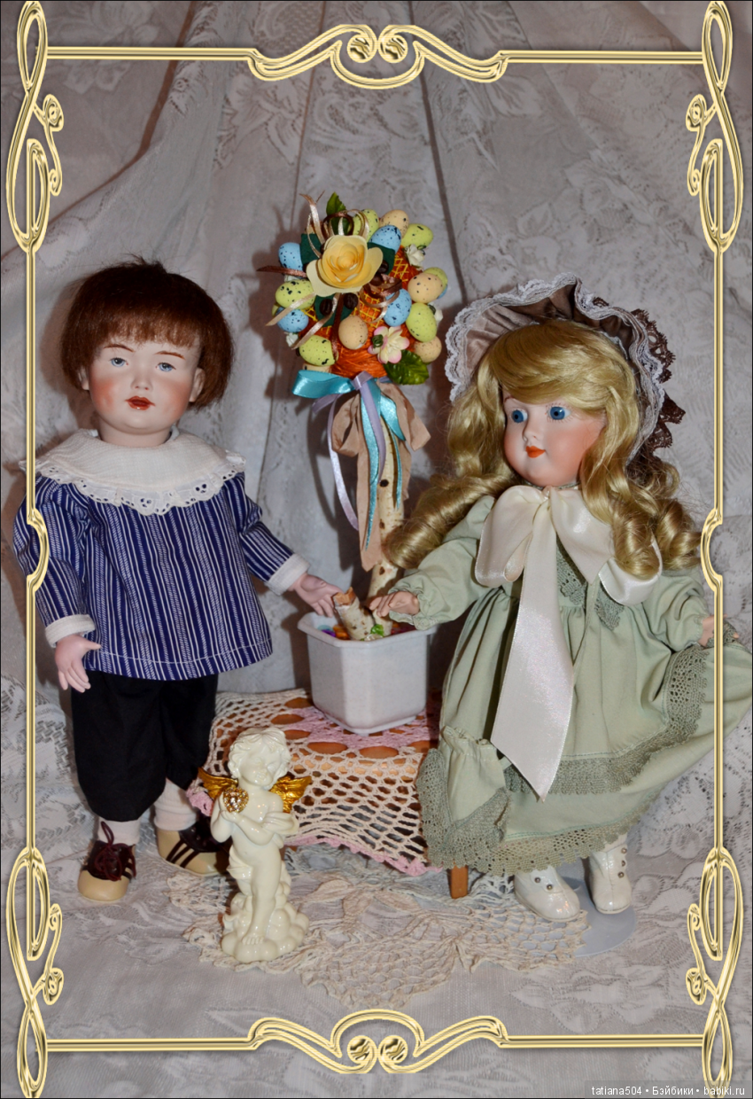 Пасхальная неделя — Редкие антикварные куклы и реплики: воск (фото 8)