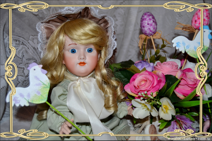 Пасхальная неделя — Редкие антикварные куклы и реплики: воск
