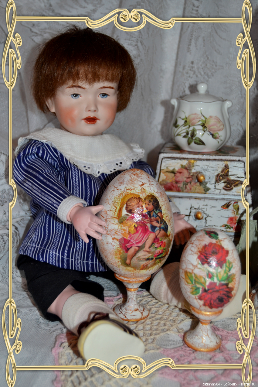 Пасхальная неделя — Редкие антикварные куклы и реплики: воск