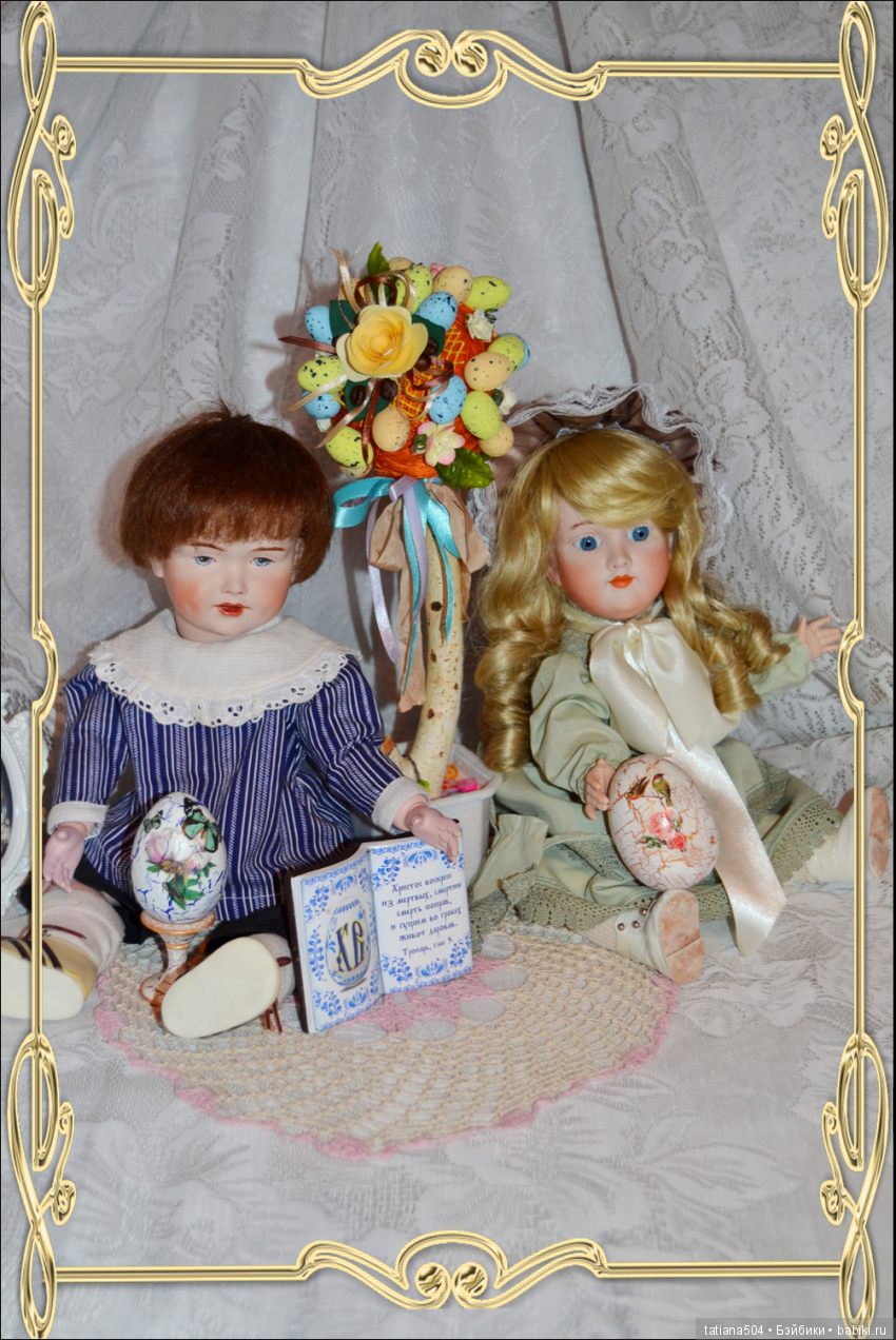 Пасхальная неделя — Редкие антикварные куклы и реплики: воск (фото 7)