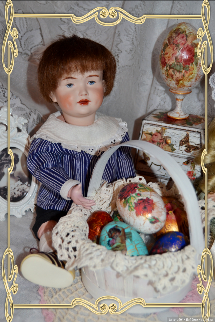 Пасхальная неделя — Редкие антикварные куклы и реплики: воск