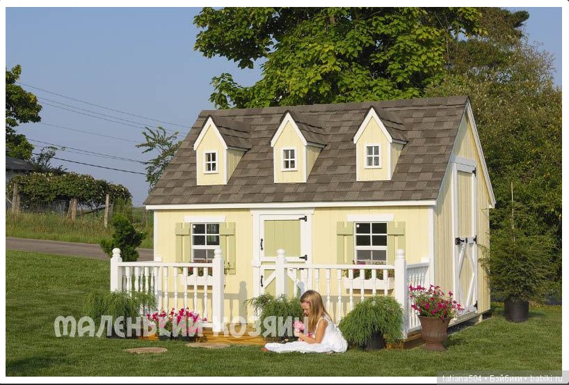 В кукольном домике тоже зажигают свет