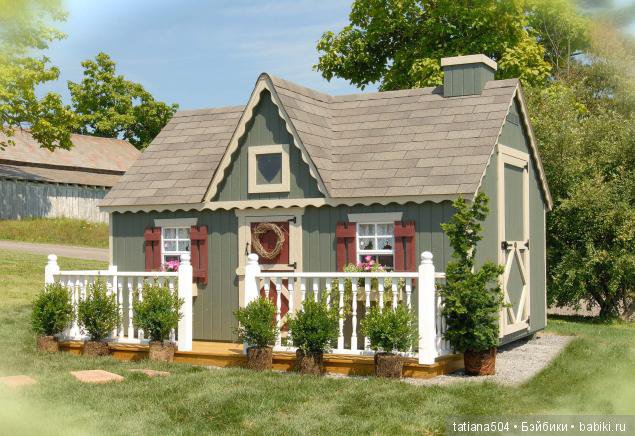 В кукольном домике тоже зажигают свет