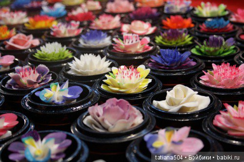 Удивительные цветы ручной работы из провинции Чианг Рай