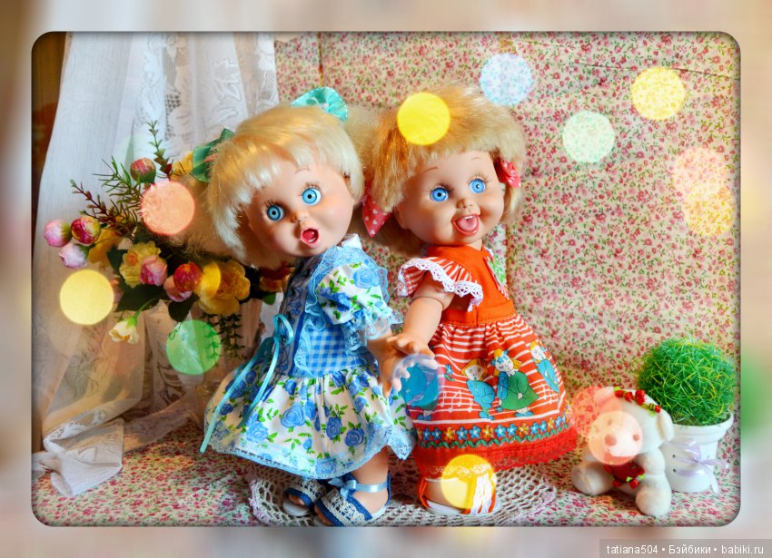 Куклы для хорошего настроения - мои Сюзи и Пенни